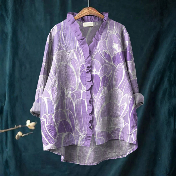 Elara | Petal Drift Blouse