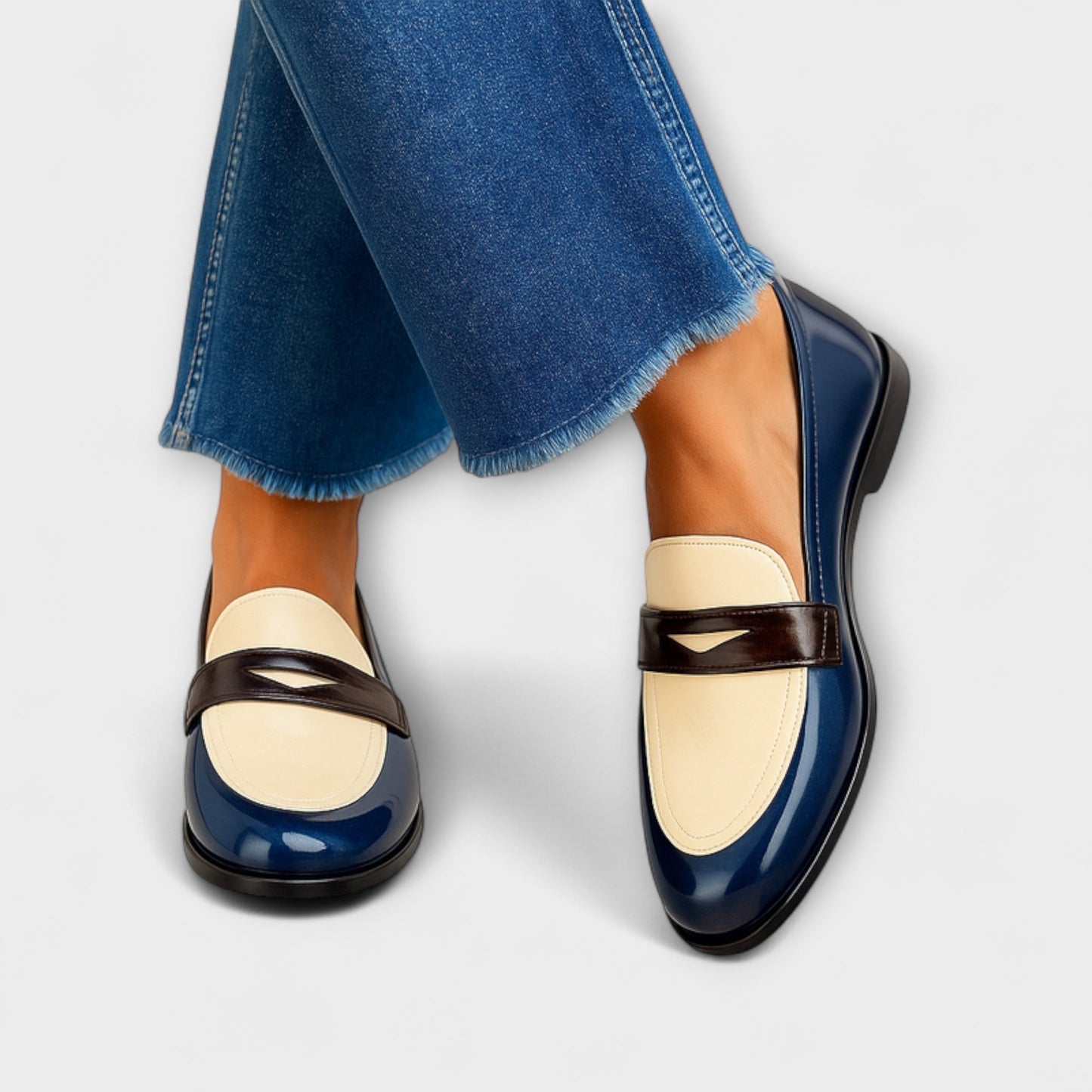 Paulette - Contrast Loafers