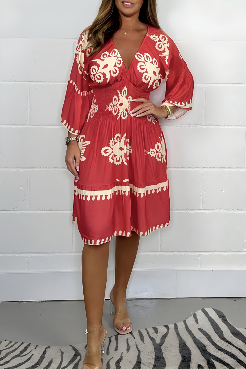 Mila - Flattering Knee Length Dress