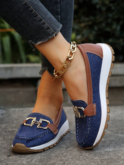 Ellie - Flat Buckle Loafers