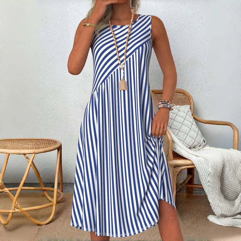 Nyla – Striped Midi Dress