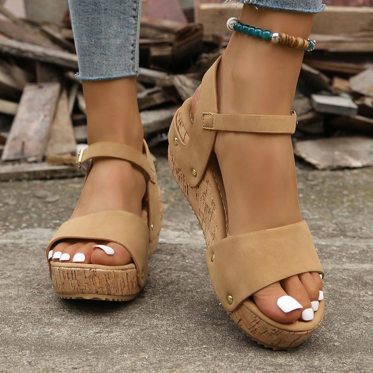 Daniela – Elegant Wedge Sandals