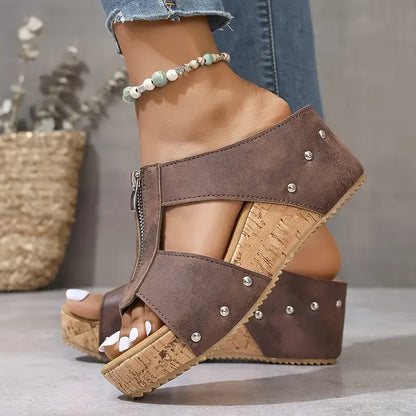 Gigi - Stylish Wedge Sandals